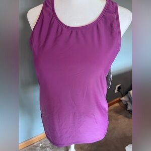 Vibrant Purple Women's Swim Tank Top